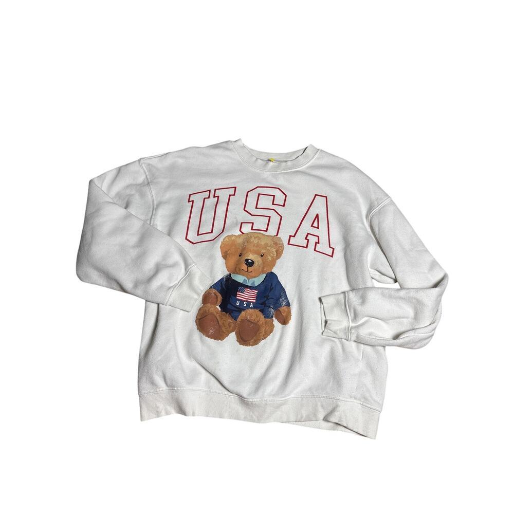 Vintage USA Teddy Bear Crewneck Sweatshirt